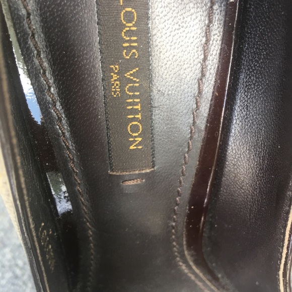 Authentic Louis Vuitton Platform logo Heels - Picture 4 of 4